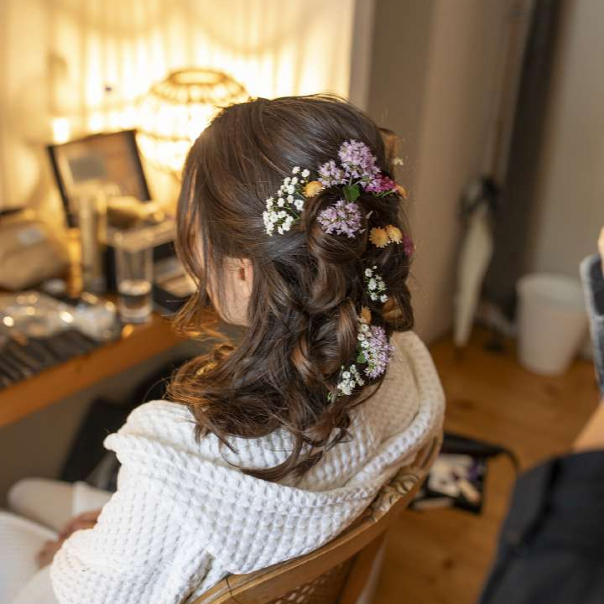 Haardekoration Blumen