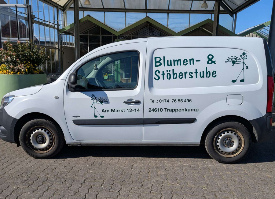 Auto Blumen & Stöberstube